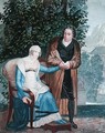 The embarrassed doctor or Doctor with a pregnant young girl, early 19th century - Sebastien Coeure