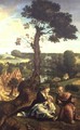 The Rest on the Flight into Egypt, c.1534-40 - Pieter Coecke Van Aelst