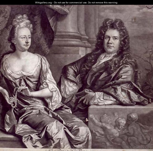 Mr and Mrs Gibbons - Johann Closterman (after)