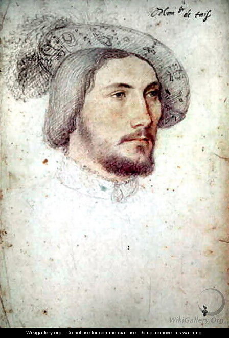 Jean, seigneur de Thiais (1510-53), c.1535 - (studio of) Clouet