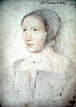 Madeleine de Crussol (1490-1531), dame de Mitte de Miolans, femme de Louis de Miolans, c.1523 - (studio of) Clouet