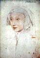 Aimee Mottier de La Fayette (1490-c.1565), femme de Francois de Silly, bailli de Caen, c.1523 - (studio of) Clouet