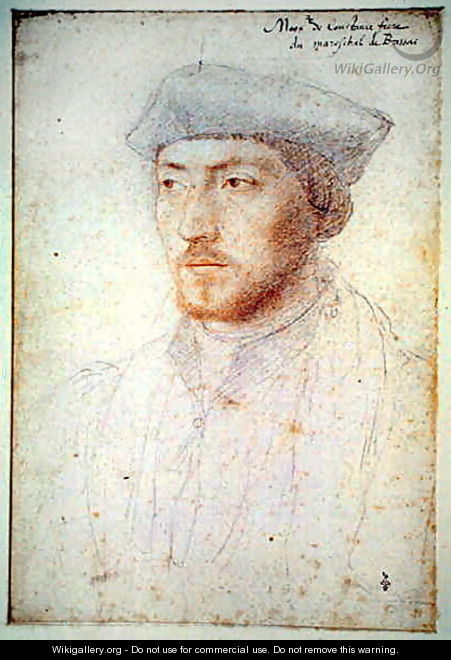 Philippe de Cosse, eveque de Coutances (1510-48) - (studio of) Clouet