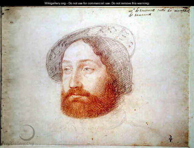 Gaspard de Saulx-Tavannes, 1539 - (studio of) Clouet
