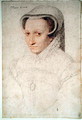 Madeleine de Luxembourg (c.1525-.), wife of Georges de La Tremouille, baron de Royan, c.1563 - (studio of) Clouet