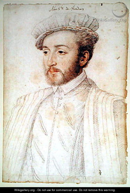 Charles de La Rochefoucauld (c.1523-62) Count of Randan - (studio of) Clouet
