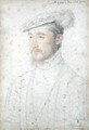 Portrait of Francois of Lorraine (1520-63) 2nd Duke of Guise, c.1550 - (studio of) Clouet