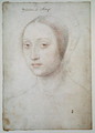 Portrait of Marie de Langeac (1508-88) 1533-35 - (studio of) Clouet
