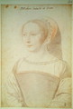Francoise de Longwy (c.1510-65) wife of Philippe Chapot, Seigneur de Brion, c.1535 - (studio of) Clouet