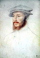 Unknown lord, probabely Nicolas d'Anjou, marquis de Mezieres, c.1546 - (studio of) Clouet