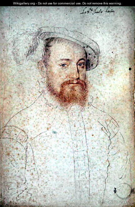 Francois de Hangeste, seigneur de Genlis (1513-77), c.1543 - (studio of) Clouet