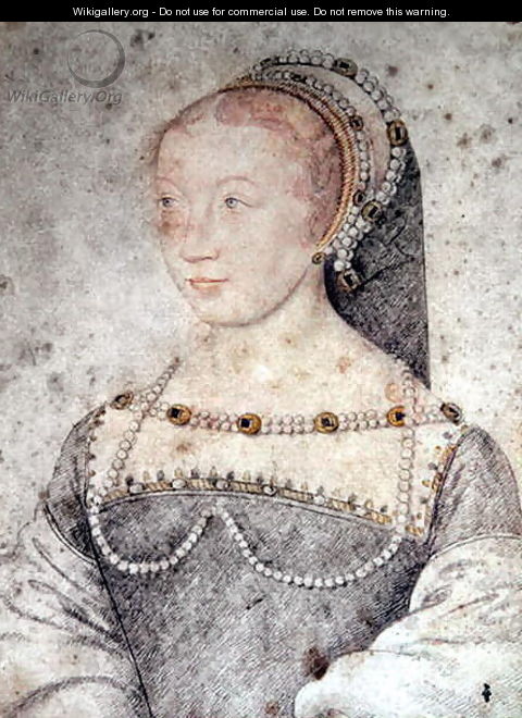 Jossine de Pisseleu, dame Lenoncourt, comtesse de Vignory; c.1535 2 - (studio of) Clouet