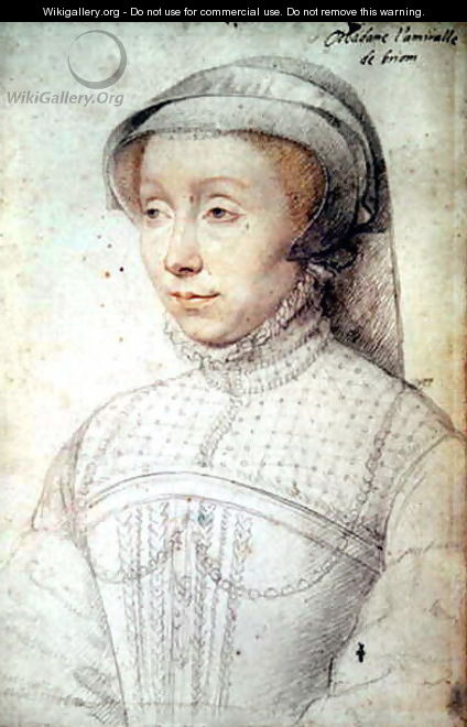 Francoise de Longwy (c.1510-c.65), wife of Philippe Chabot, amiral, sire de Brion, c.1558 - (studio of) Clouet