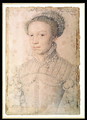Elisabeth of France (1545-68) 1559 - (studio of) Clouet