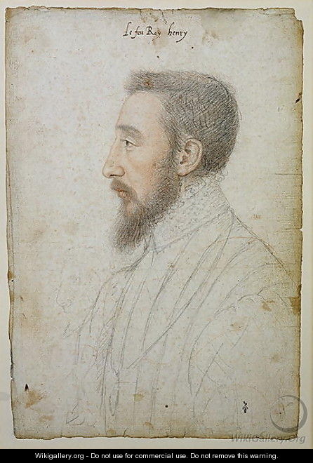 Henri II (1519-59) c.1536 - (studio of) Clouet