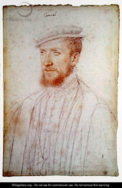 Gaspard II (1519-72) de Chatillon, Admiral of France, c. 1550 - (studio of) Clouet