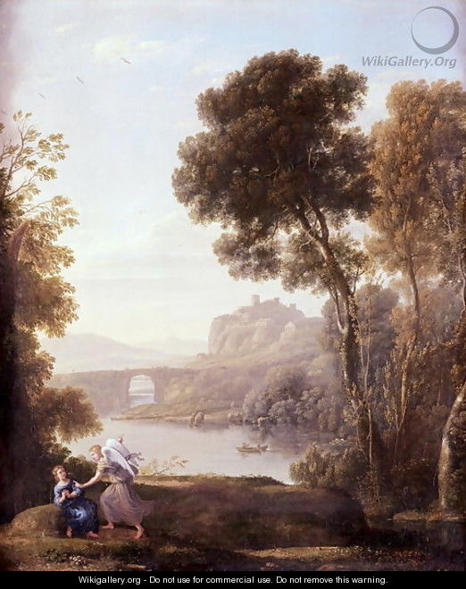 Landscape with Hagar and the Angel, 1646 - Claude Lorrain (Gellee)