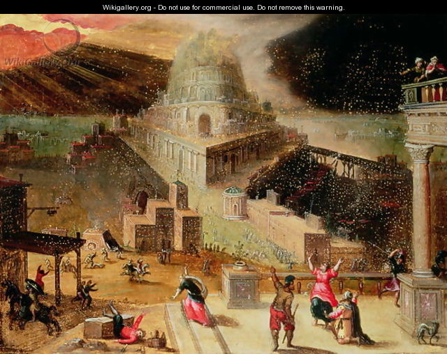 The Destruction of the Tower of Babel - Hendrick van Cleve