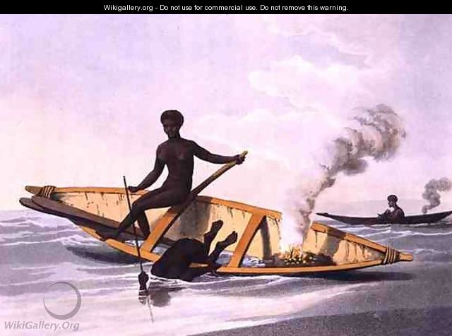 Fishing, 1813 - John Heaviside Clark (after)