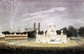 Firework display held in Green Park to celebrate the defeat of Napoleon, 1814 - John Heaviside Clark (after)