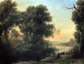 River landscape with Goatherd Piping - Claude Lorrain (Gellee)