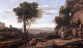 Landscape with David at the Cave of Abdullam, 1658 - Claude Lorrain (Gellee)