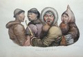 Natives of the Gulf of Kotzebue, Alaska, from 'Voyage Pittoresque Autour du Monde', 1822 - Ludwig (Louis) Choris