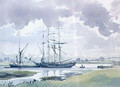 Shipping at Anchor, Woodbridge, Suffolk - Thomas Churchyard