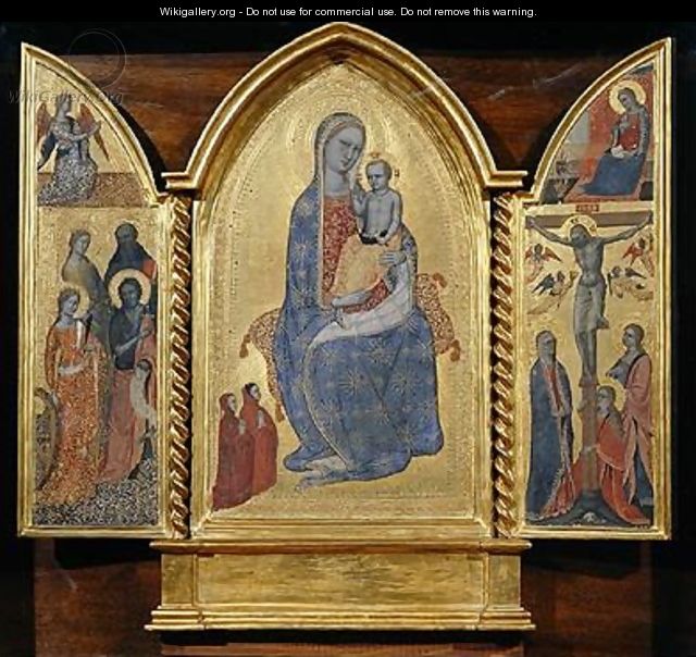 Virgin and Child, Annuciation and Crucifixion - Jacopo di Cione