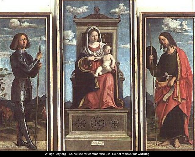 Madonna and Child with St. George and St. James, c.1510 - Giovanni Battista Cima da Conegliano
