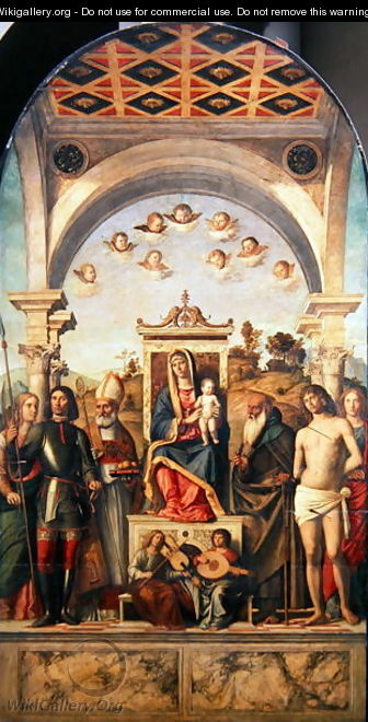 Virgin and Child with Saints, 1499 - Giovanni Battista Cima da Conegliano