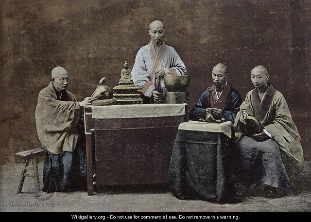 A group of Chinese bonzes - Anonymous Artist