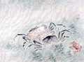 Crabs, from an album of twelve studies of flowers, birds and fish - Tsubaki Chinzan