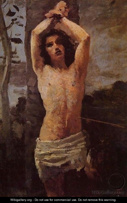 Saint Sebastian - Jean-Baptiste-Camille Corot
