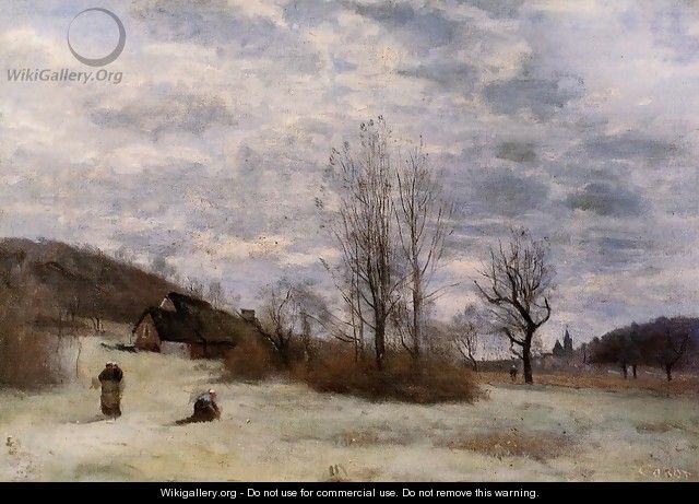 Plains near Beauvais - Jean-Baptiste-Camille Corot