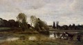 Ville d'Avray - The Horses Watering Place - Jean-Baptiste-Camille Corot