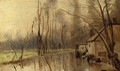 Voisinlieu, House by the Water - Jean-Baptiste-Camille Corot