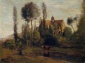 The Church at Essommes, near the Chateau Thierry - Jean-Baptiste-Camille Corot