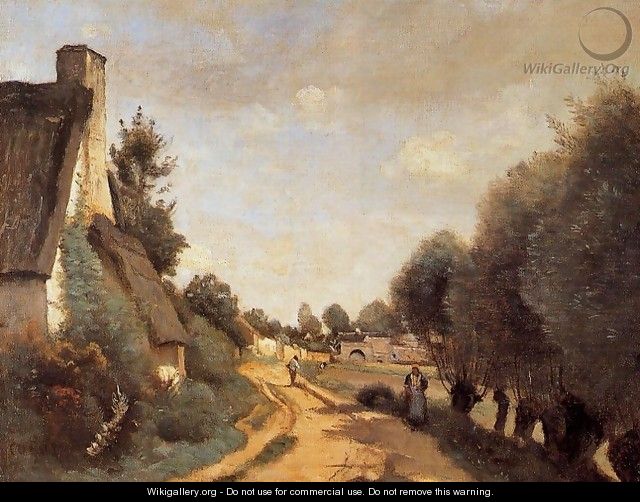 A Road near Arras - Jean-Baptiste-Camille Corot