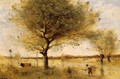 Pond with a Large Tree - Jean-Baptiste-Camille Corot