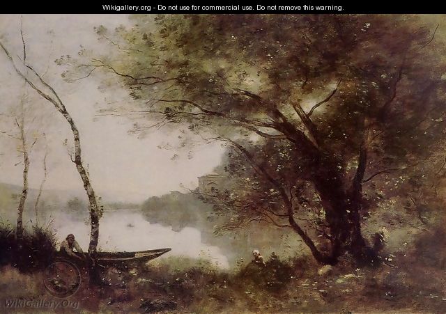 The Boatmen of Mortefontaine - Jean-Baptiste-Camille Corot