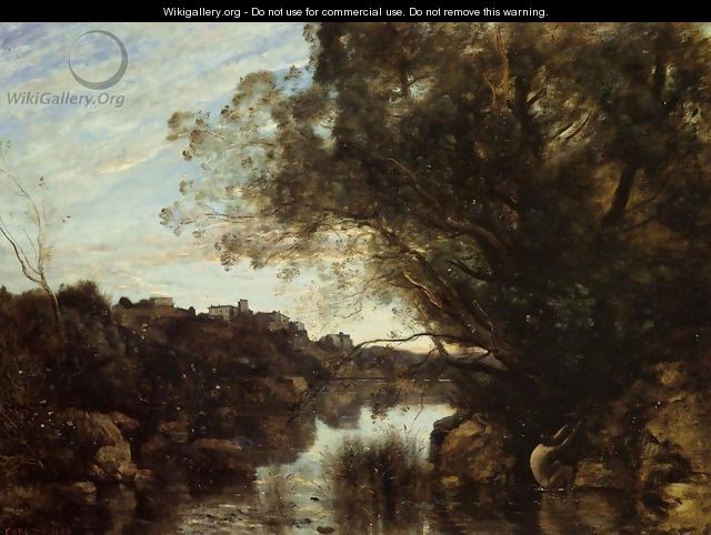 Souvenir of the Lake Nemi Region - Jean-Baptiste-Camille Corot