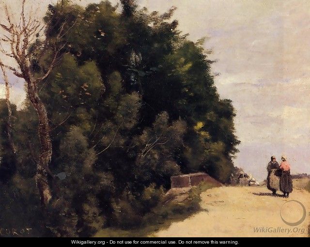 The Little Bridge at Mantes - Jean-Baptiste-Camille Corot
