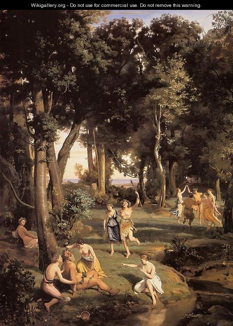 Silenus - Jean-Baptiste-Camille Corot