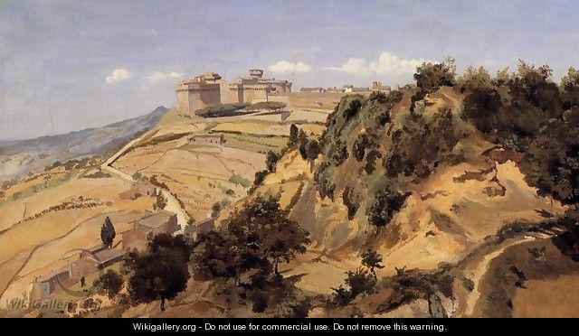 Voltarra - the Citadel - Jean-Baptiste-Camille Corot