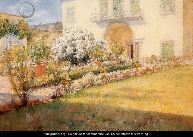 A Florentine Villa - William Merritt Chase