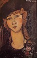 Head of a Woman in a Hat - Amedeo Modigliani
