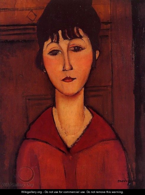 Head of a Young Girl - Amedeo Modigliani