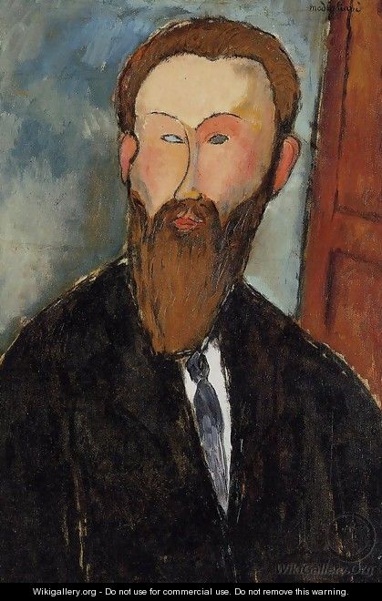 Portrait of the Photographer Dilewski - Amedeo Modigliani