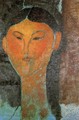 Portrait of Beatrice Hastings II - Amedeo Modigliani